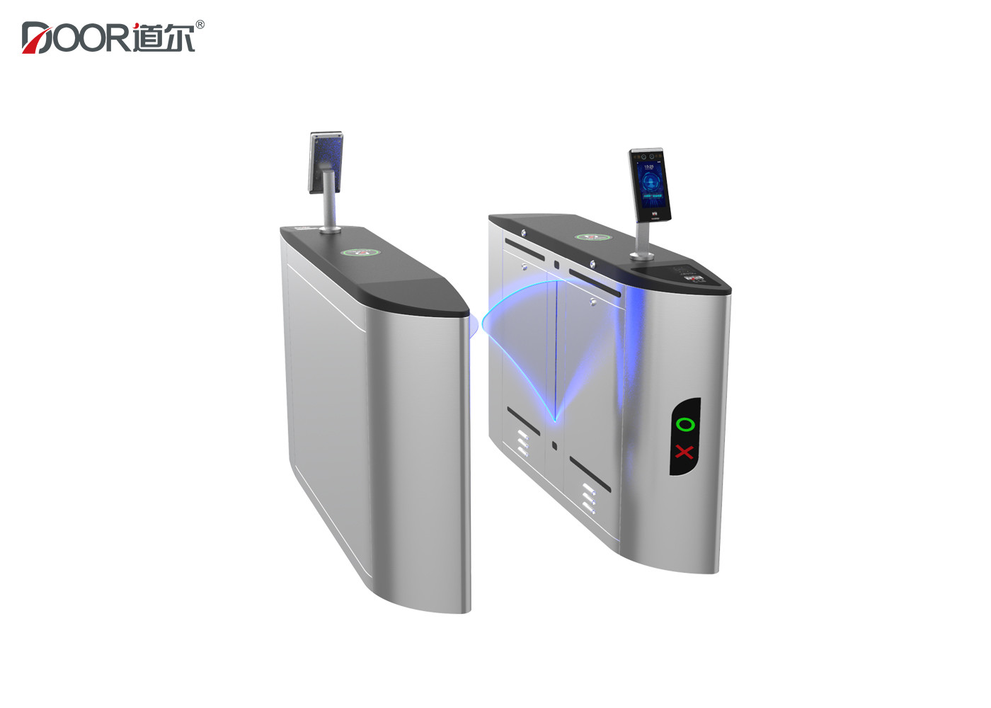 DC Brushless Motor Facial Recognition Turnstile Entry Systems Long Lifespan