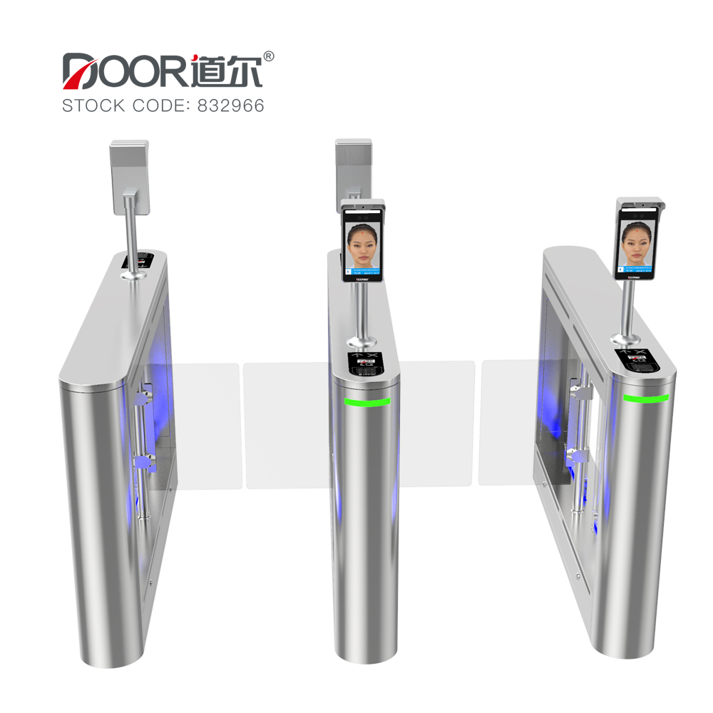 Face Recognition Access Control System Swing Gate Turnstiles