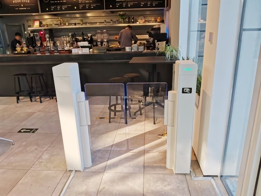 Smart Speed Gate Turnstile Gate Swing Gate Servo Motor for Art Gallery Coffee Bar