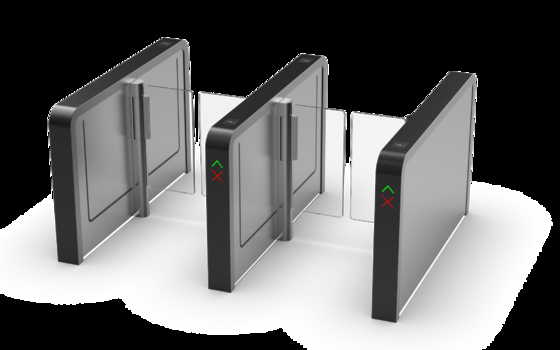 Smart Speed Gate Turnstile with Servo Motor for Access Control