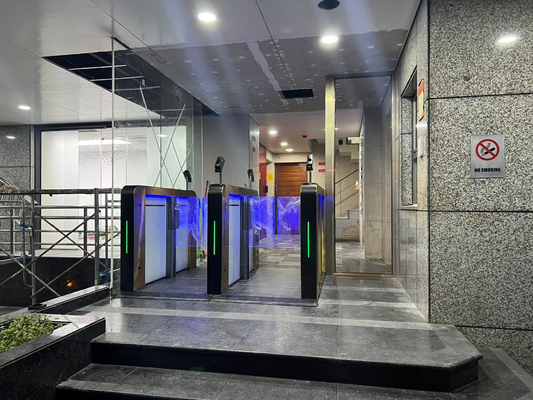 Smart Speed Gate Turnstile with Servo Motor for Access Control