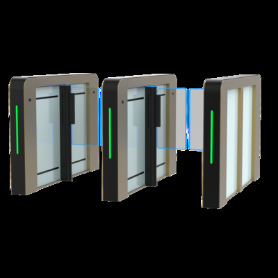 Swing Turnstile RFID/Qr Code Bar Code High Speed Turnstile Gate Turnstile Access Control