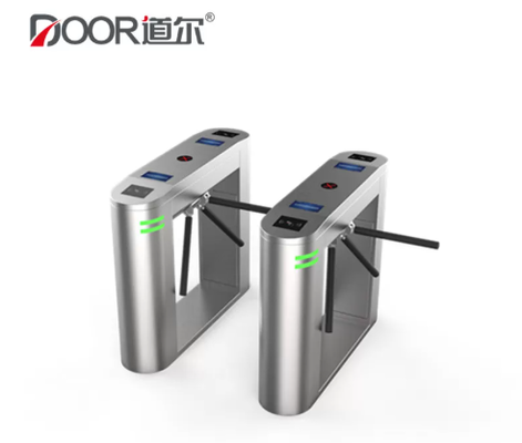 304 Stainless Steel Tripod Turnstile Gate with Face Recognition