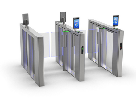 Supermarket Turnstiles Speed Gate With Face recogition Option Servo Motor Person Contorl 