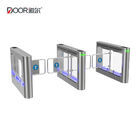 Pedestrian Waist High Turnstile Security System Swing Gates With Tailgating Detection