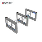 Pedestrian Waist High Turnstile Security System Swing Gates With Tailgating Detection