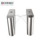 Pedestrian Electronic Security RS485 Flap Barrier Gate Retractable