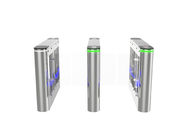 Optical Turnstile Led Lighting With Build In Counter Stainless Arm Swing Gate