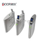 Automatic Flap Barrier Turnstile Gate With Biometric System For Access Control Solution