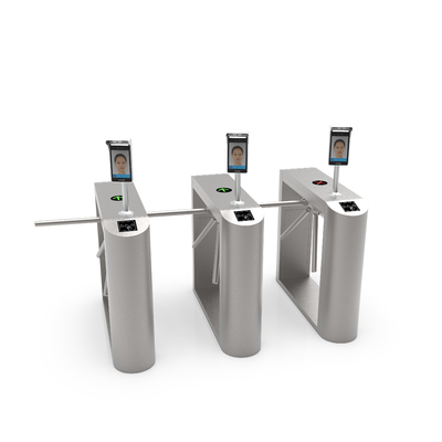 DC24V Stainless Steel Tripod Turnstile Gate with RS485 TCP/IP Interface