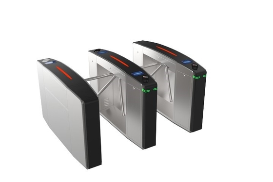 LumenSync Speed Gate Turnstile with Face Recognition Access Control