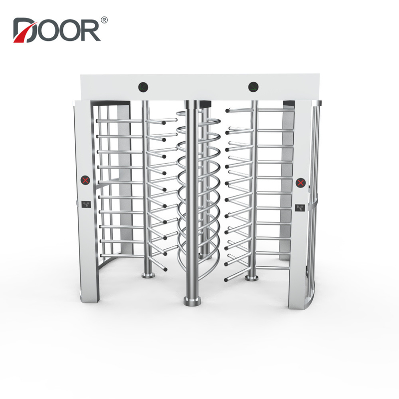 Full Height Turnstile Pedestrian Gate Access Control With Swipe Card/Face Recogniton Intellignent Entrance/Eixt