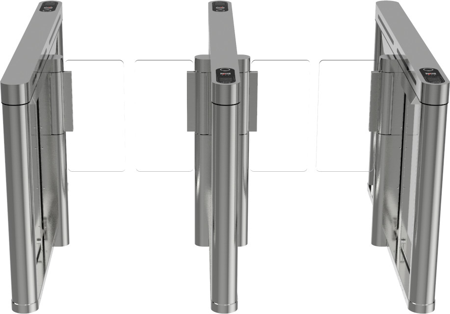 Durable High Speed Gate Turnstile Entry Systems  integrated with Face, QR code, ID/IC card