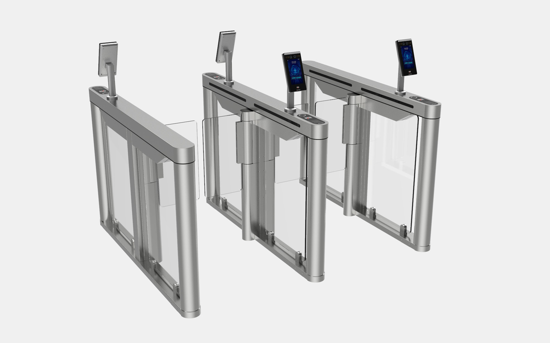 Durable High Speed Gate Turnstile Entry Systems  integrated with Face, QR code, ID/IC card