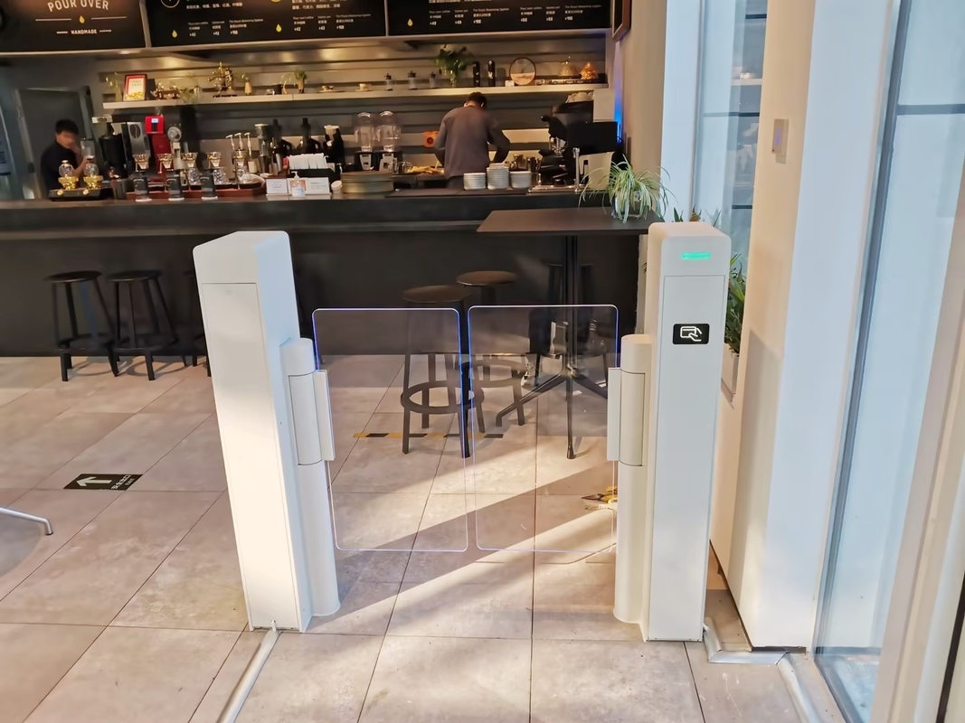 Smart Speed Gate Turnstile Gate Swing Gate Servo Motor for Art Gallery Coffee Bar