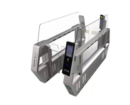 Stainless Steel Airport Turnstile with Face Recognition and Fingerprint