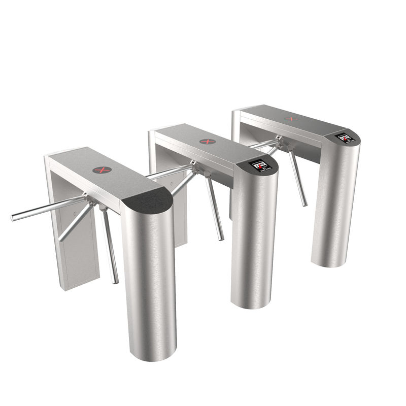 DC24V Stainless Steel Tripod Turnstile Gate with RS485 TCP/IP Interface