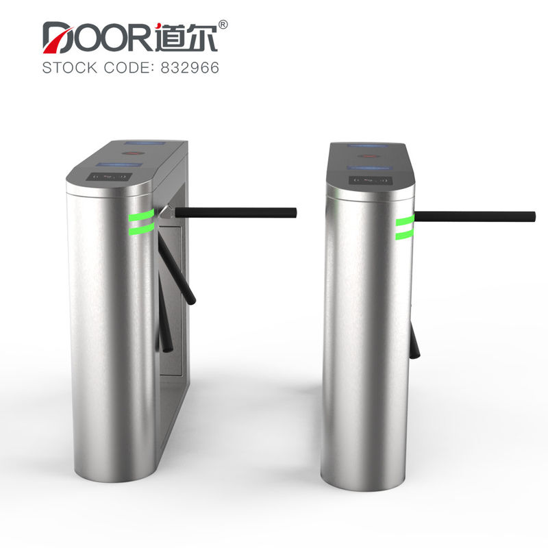 Stainless Steel Tripod Turnstile Gate Tourniquet With RFID Card Access Control