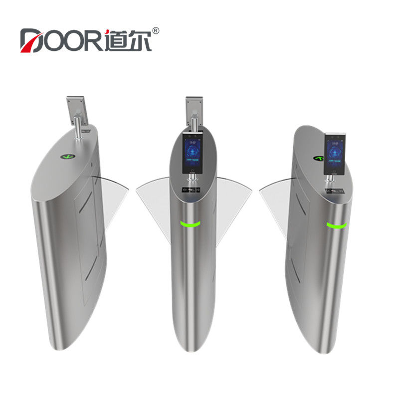 Automatic Flap Barrier Turnstile Gate With Biometric System For Access Control Solution