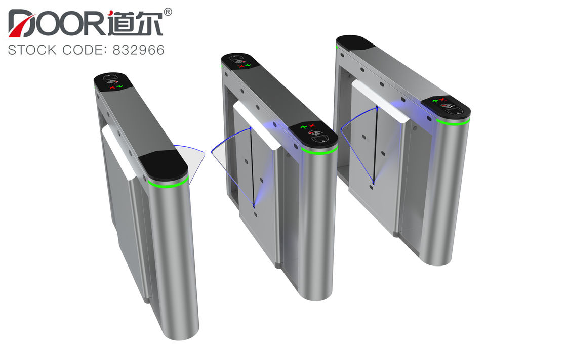Portable Night Use Flap Barrier Mechanism Moisture-Proof Turnstile Shenzhen Access Control Turnstile Gate