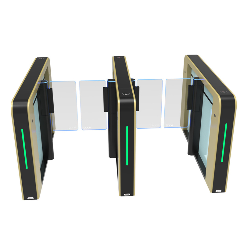 High Speed Swing Turnstile Gate with RFID QR Code Access Control