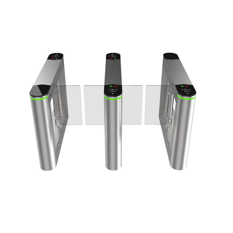Industrial Armored Facial Recognition Swing Gate Turnstile