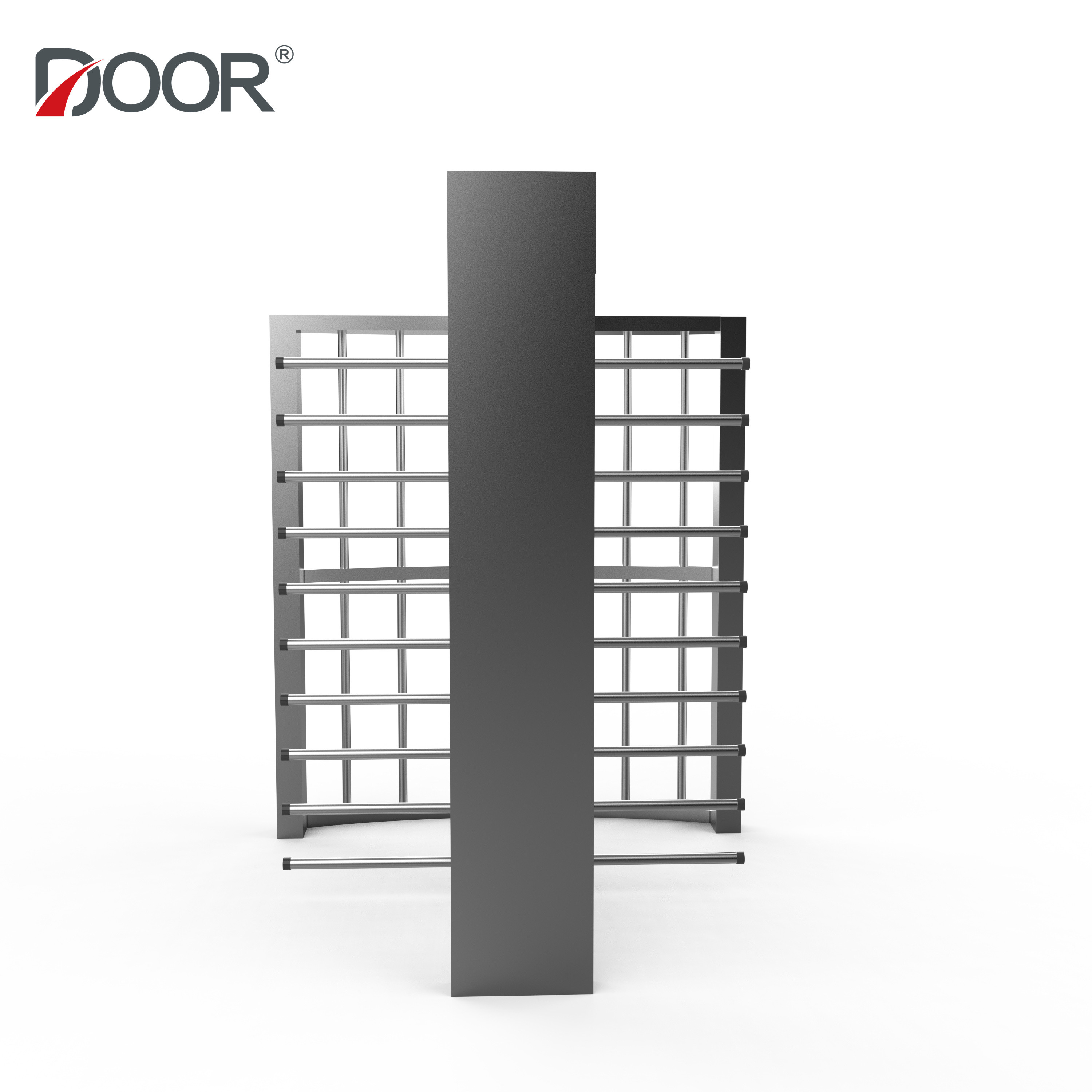 Rotating Electronic Access Control Turnstile Full Height Gates Systems