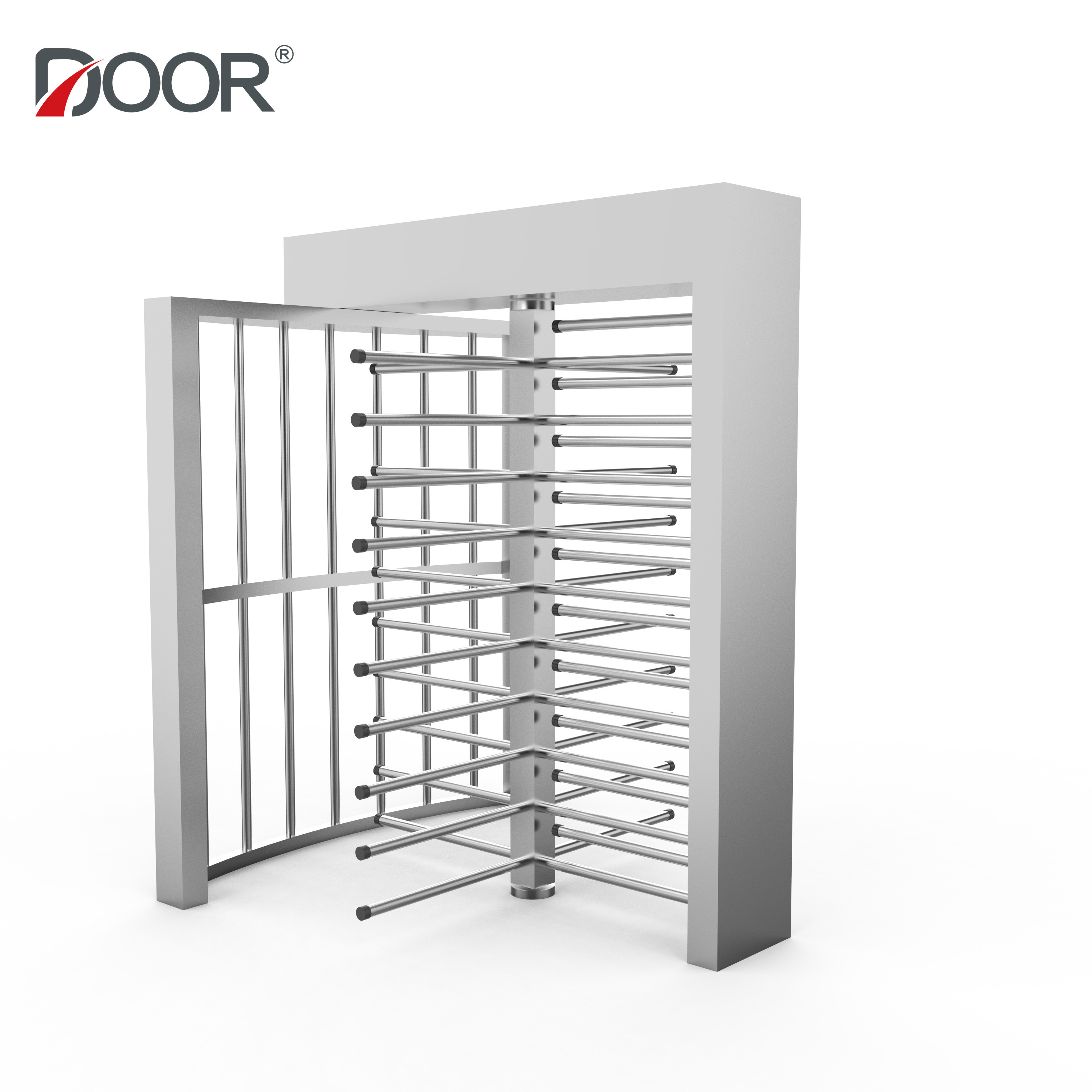 Rotating Electronic Access Control Turnstile Full Height Gates Systems