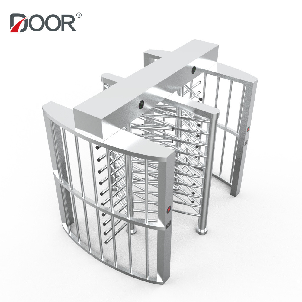 One / Two Door Access Security RFID Card Dome Full Height Turnstile