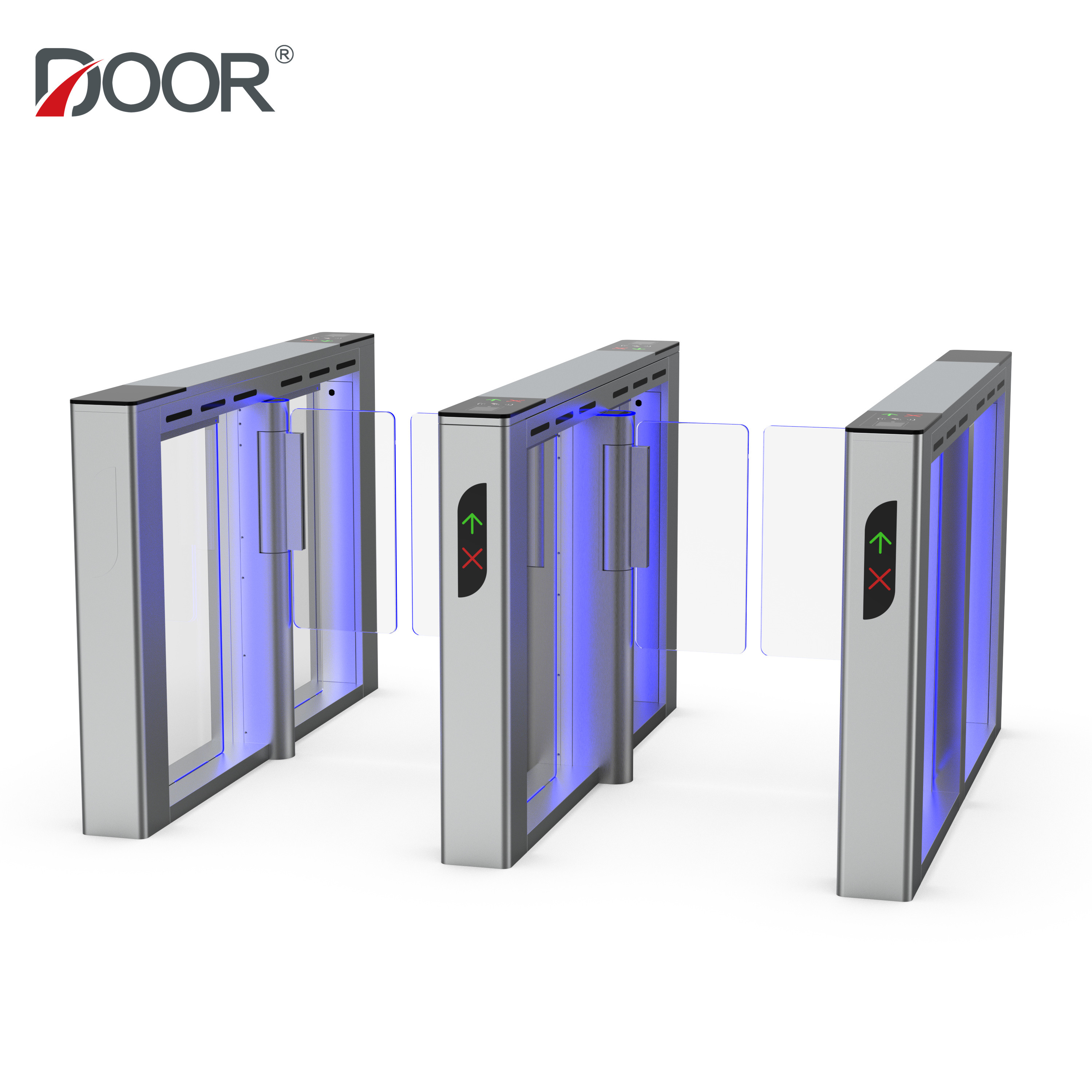 SUS304 Stainless Steel Speed Gate Turnstile with Servo Motor