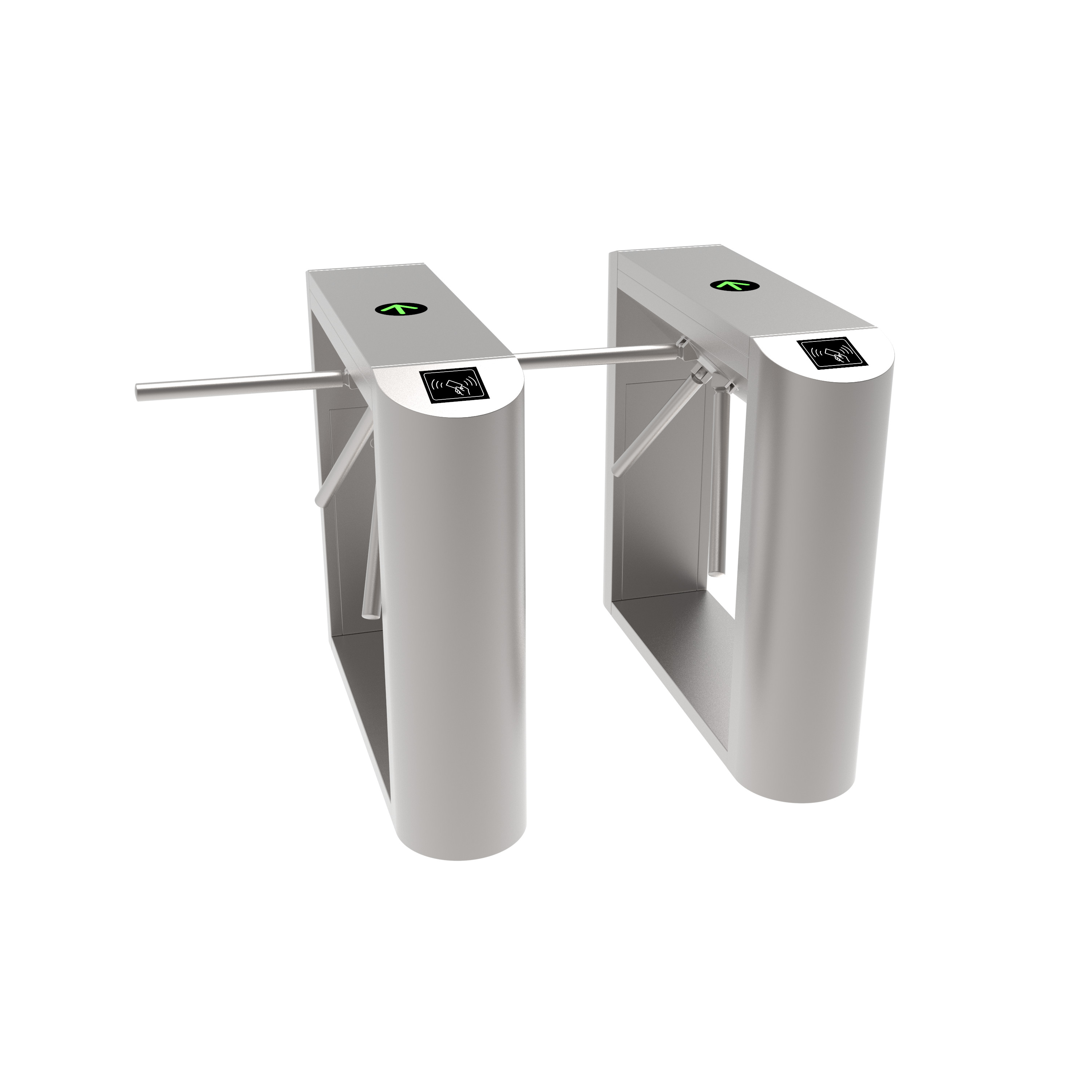DC24V Stainless Steel Tripod Turnstile Gate with RS485 TCP/IP Interface