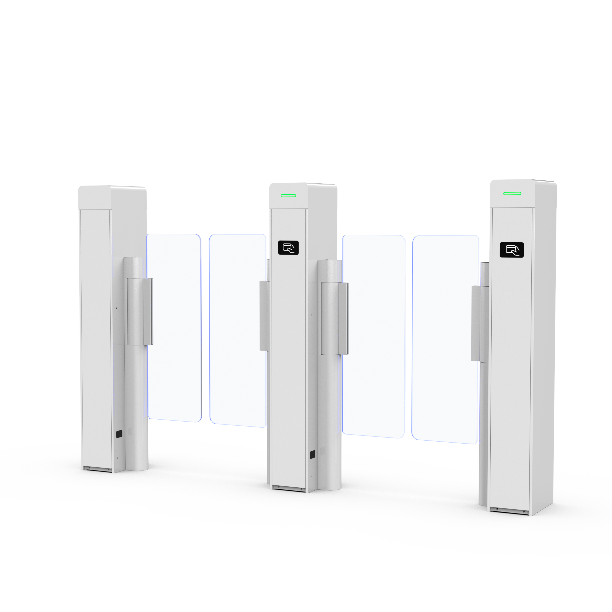 Smart Speed Gate Turnstile Gate Swing Gate Servo Motor for Art Gallery Coffee Bar