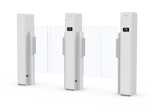 Servo Motor Swing Gate Turnstile with Face Recognition 304 Stainless Steel