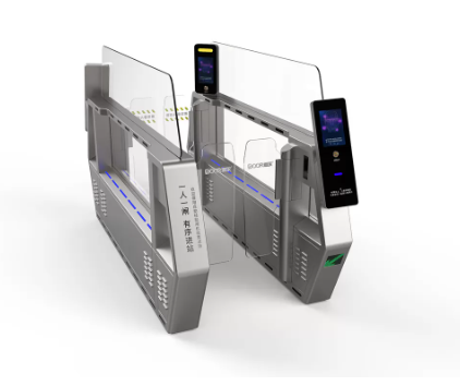 Stainless Steel Airport Turnstile with Face Recognition and Fingerprint