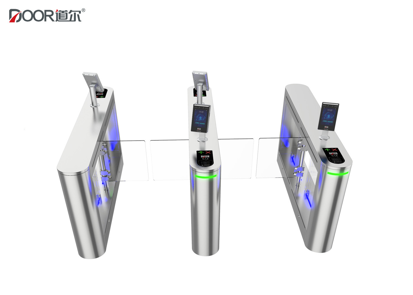 Waterproof Outdoor Facial Recognition Turnstile 304/316 Stainless Steel Material