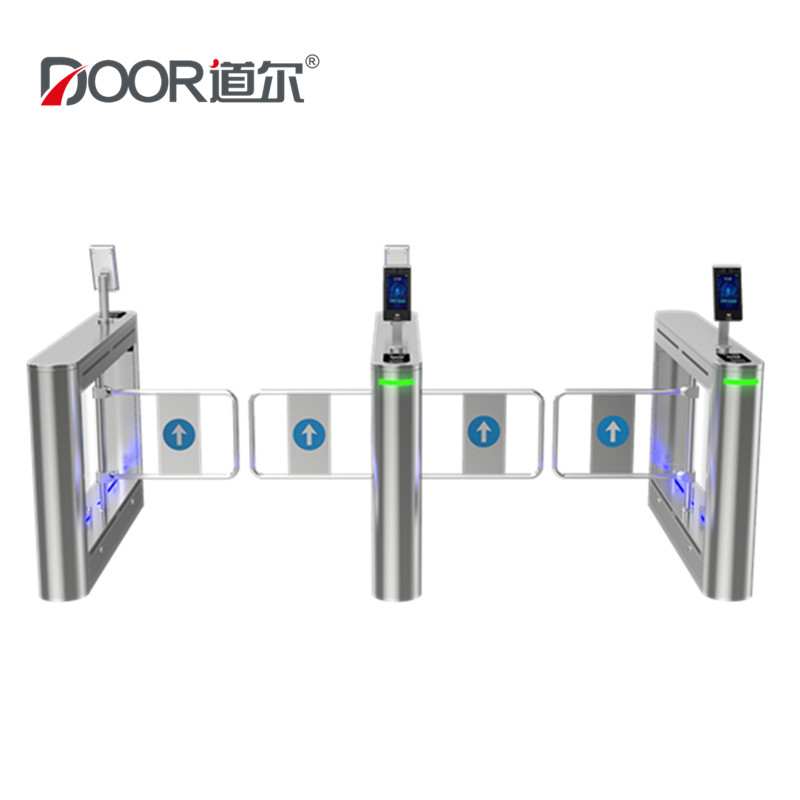 Bidirectional 2 Channels Facial Recognition Turnstile With IC Card