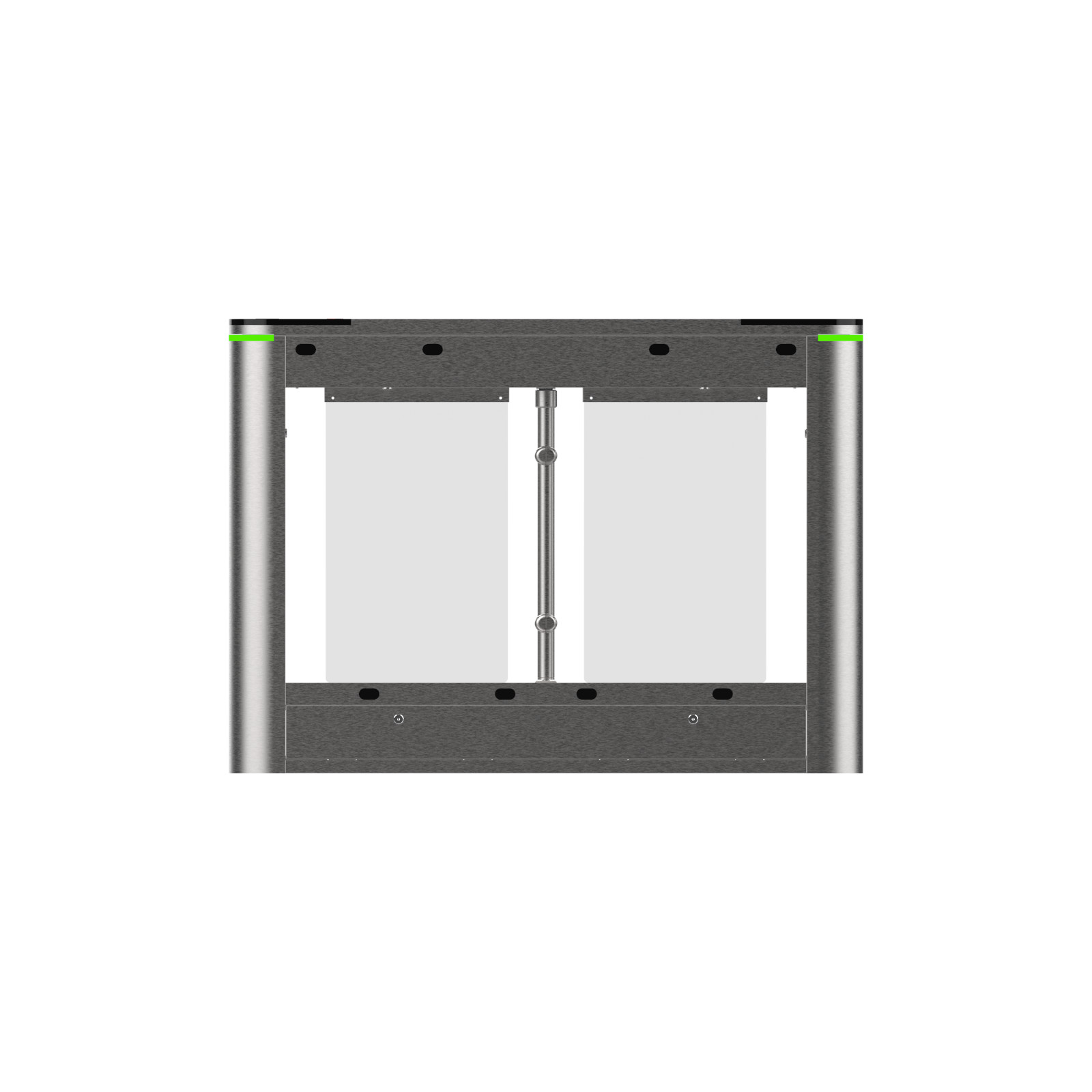 Industrial Armored Facial Recognition Swing Gate