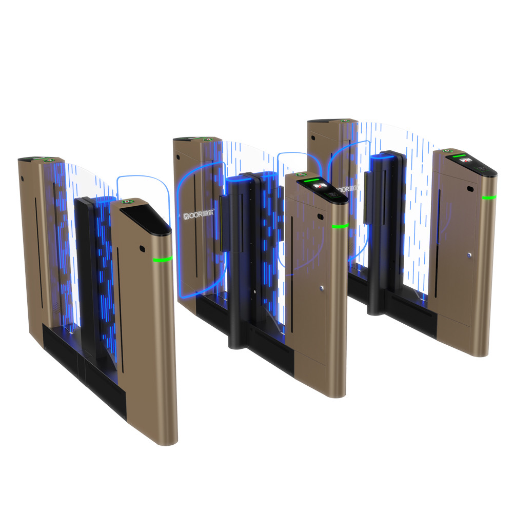 CE Approval Entrance Turnstile Gate Swing Barrier Gate Fast Speed Access Control System