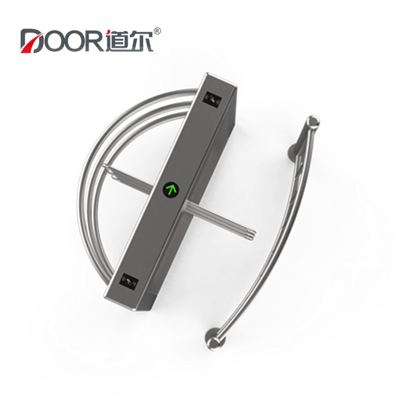 Stainless Steel Security Machinery Half Height Pedestrian Turnstile Gate for Access Control