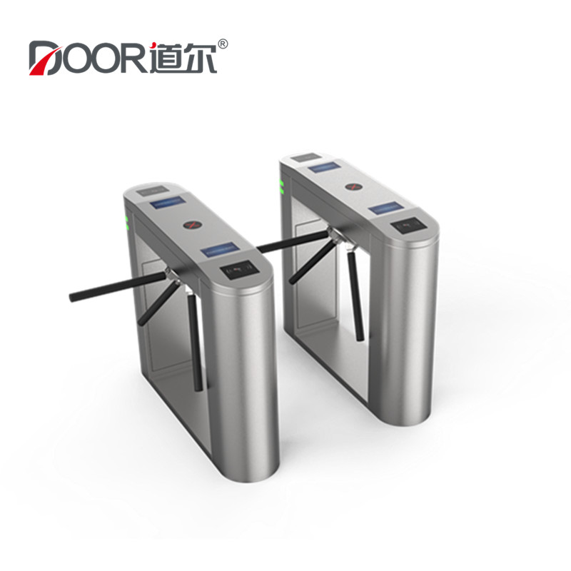 Electronic Security Tripod Turnstile Gate With Access Control System For Train Station