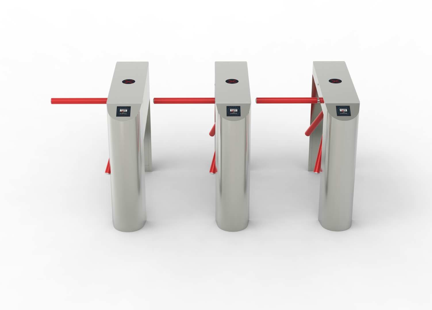Automatic Tripod Turnstile Gate With IC Card And Facial Recognition Qr Code Option