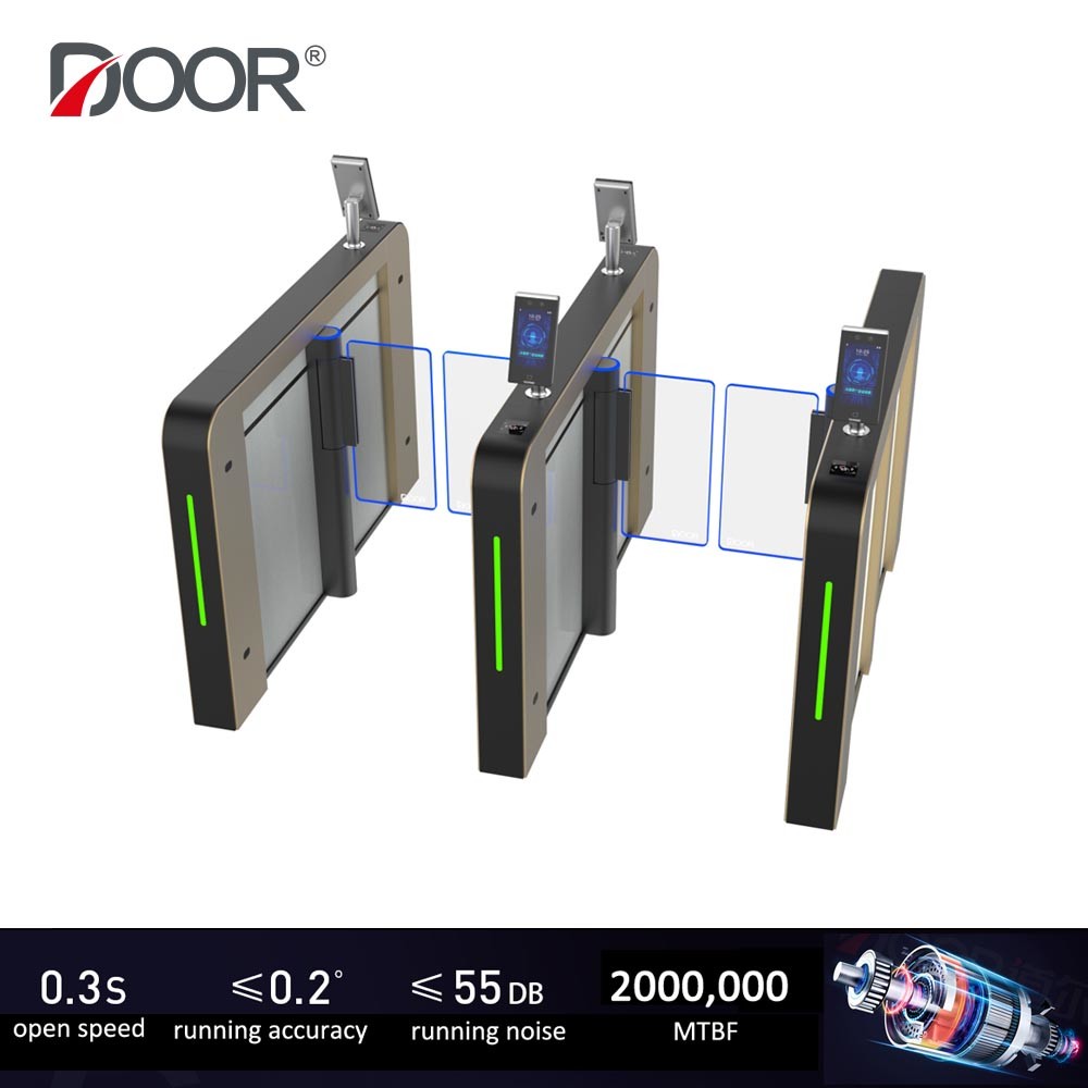 General High Performance Dry Contact Speed Gate Turnstile Long Service