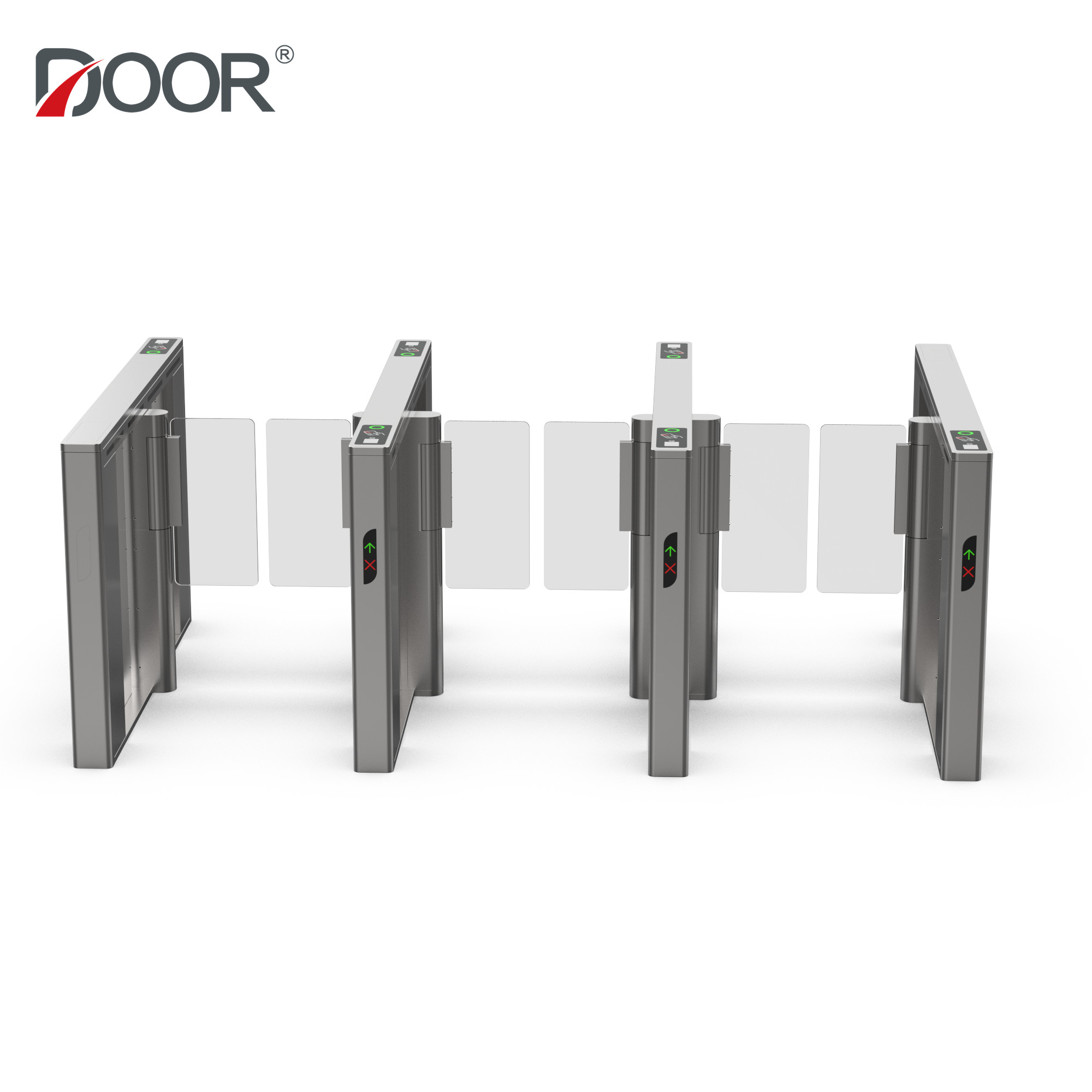 8 Pairs Of Infrared Speed Gates Access Control For Bank Security