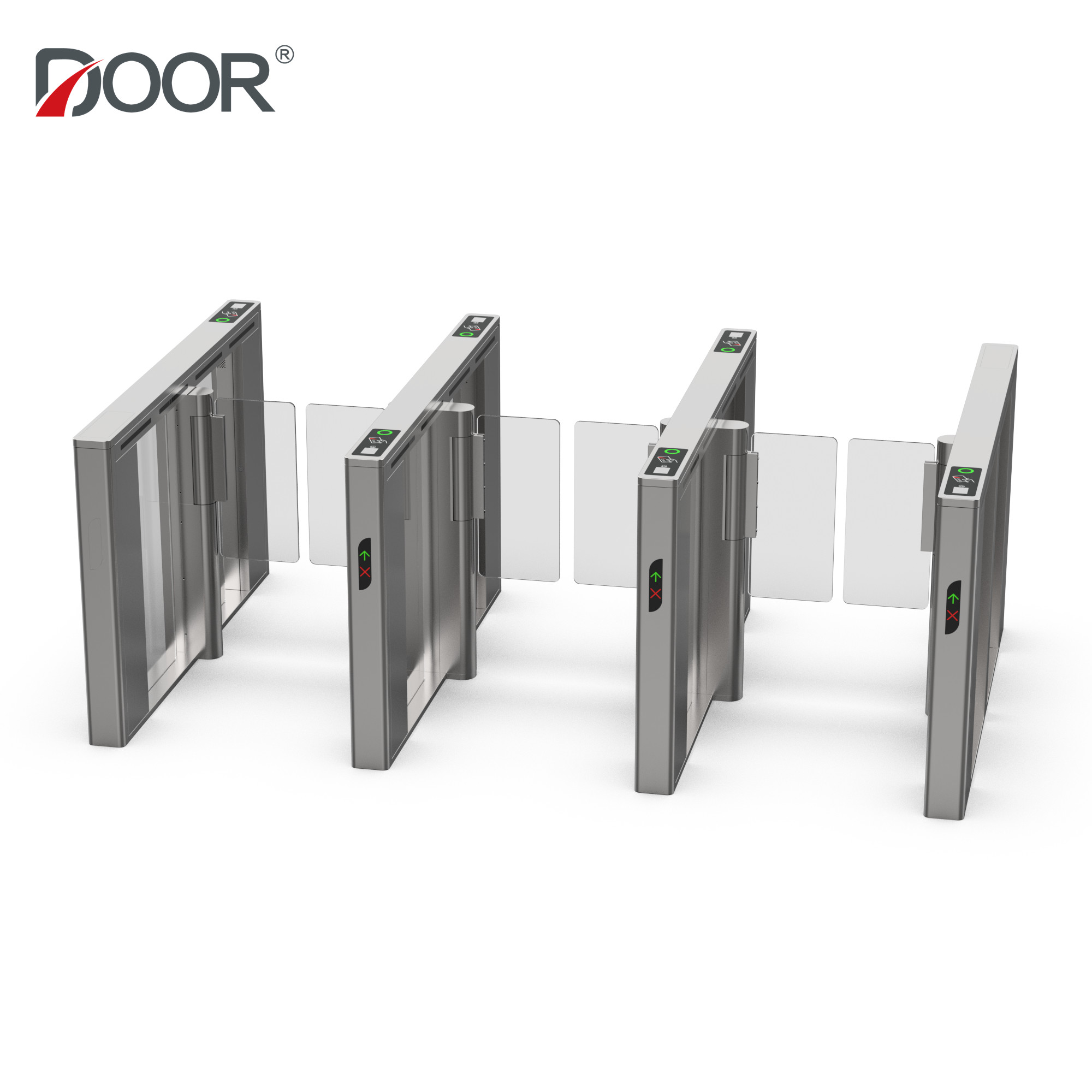 Supermarket Turnstiles Speed Gate With Face recogition Option Servo Motor Person Contorl