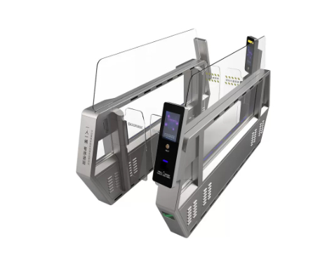 Stainless Steel Airport Turnstile with Face Recognition and Fingerprint