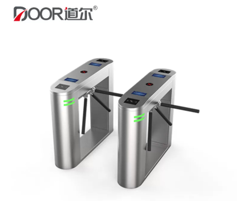 304 Stainless Steel Tripod Turnstile Gate with Face Recognition